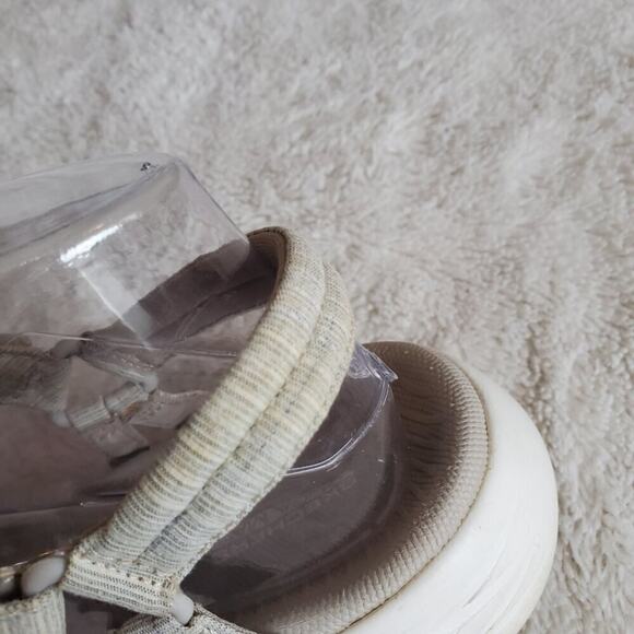 Skechers Goga Max Sport Strap Sandals Gray Womens Size 9 Open Toe Strappy Gen - Picture 9 of 16